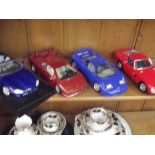 4 collectable cars