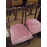 Pair of Edwardian chairs