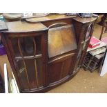 Side by side oak bureau