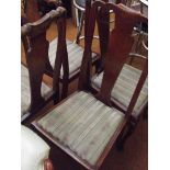 4 Victorian chairs