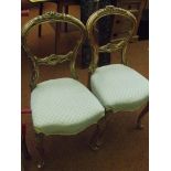 Pair of Victorian chairs