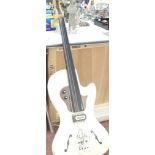 An electric double bass