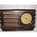 A Phillips bakelite radio