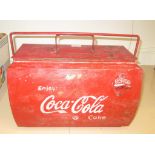 A Coca Cola ice box