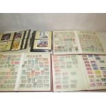 Three albums of stamps to inc Victorian, Edwardian and Mint,