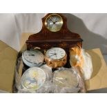 A quantity of clocks to inc alarm clocks etc