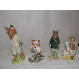 A Royal Doulton figure Tiggywinkle, Fred Fox, Beswick ECF1 Huntsman Fox,