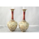 A pair of Royal Doulton slater vases