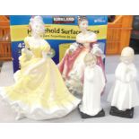 Four Royal Doulton figurines: 'Southern Belle', 'Ninette',