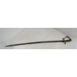 A naval sword: no sheath