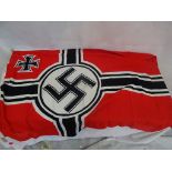 A Nazi Reichskriegflagge: 135 x 80cm