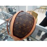 A 1998 Limited Edition Louis Vuitton monogram leather football handbag to celebrate the France '98