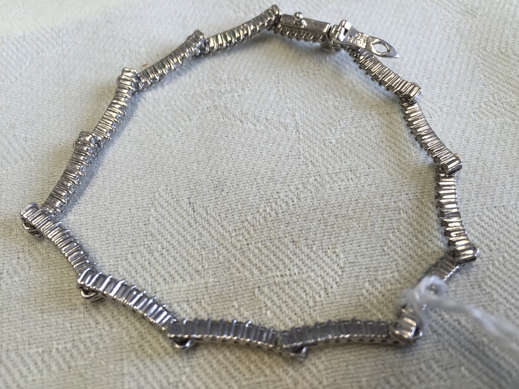 A diamond bracelet