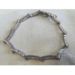 A diamond bracelet