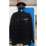 A WWII officer's uniform to Signals & hat for QEIIR RAMC & medal bars