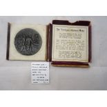 A cased Lusitania Medallion