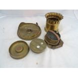 6 x WWI trench art items