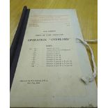 A War Cabinet Chiefs of Staff Committee Operation "Overlord" folder, printed for the War Cabinet,