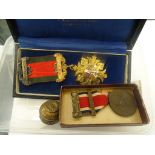 A boxed silver 1931 RAOB medal;