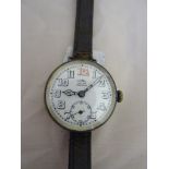 A WWI era silver Trench watch