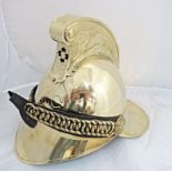 A 20th century fireman's helmet
