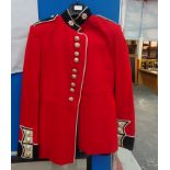 A Coldstream Guard's uniform QEIIR with 'staybright' buttons