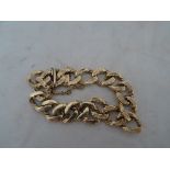 A gold bracelet