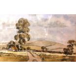 Frank Wootton (1911-1998): Rural landscape, watercolour,
