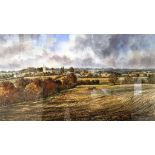 Edward Stamp (20th century): 'Autumn at Hardwick', watercolour, signed,