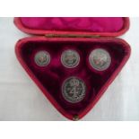 A cased set of Maundy Money (1900)