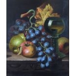 Thomas Charles Bale (British, 1855-1925): Still life of fruit, oil on canvas, signed lower left,