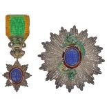 A French/Vietnamese Order of the Dragon of Annam, Officer's Breast Badge,