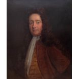 Circle of John Riley (British, 1646-1691): Portrait of a gentleman, oil on canvas,