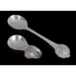 A Stylish Arts & Crafts Caddy Spoon by Ramsden & Carr,