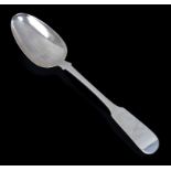 A 19th Century Scottish Provincial Silver Fiddle Pattern Table Spoon by John Sellar of Wick,