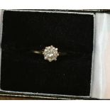 A 15ct diamond solitaire in an illusion mount