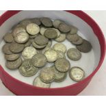 A quantity of silver threepences
