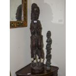 Two African carvings