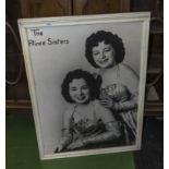 Two framed posters of the Prince sisters