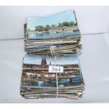 A bundle of postcards