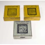 Three boxes of Primus coloured lantern slides 'Peter Pan'