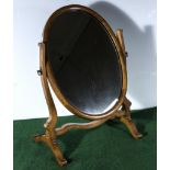 A Victorian dressing mirror