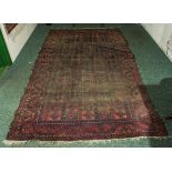 A large brown ground rug