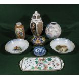 A selection of Oriental pottery ware