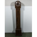 An Art Deco Grandmother clock