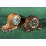 Two mantle clocks