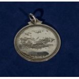 A silver agricultural medal