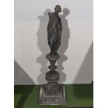 A spelter figure A/F