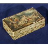 A French ivory box