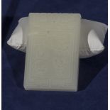 A white jade ingot